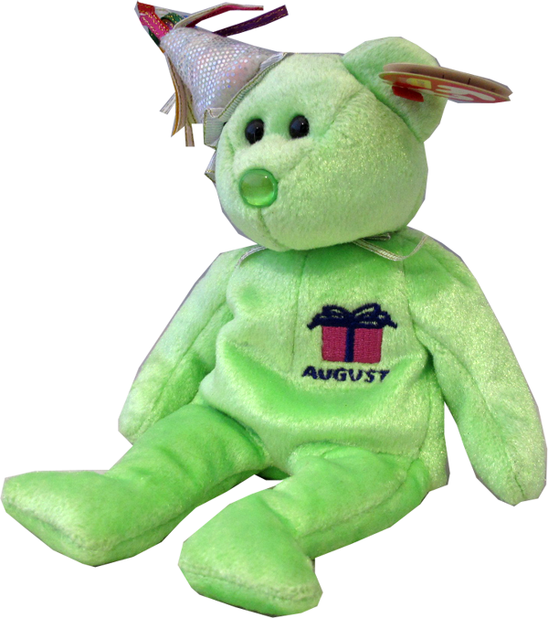 Beanie Babies Plüschfigur Happy Birthday August