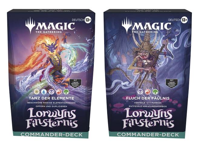 Magic Lorwyns Finsternis Commander Deck SET deutsch
