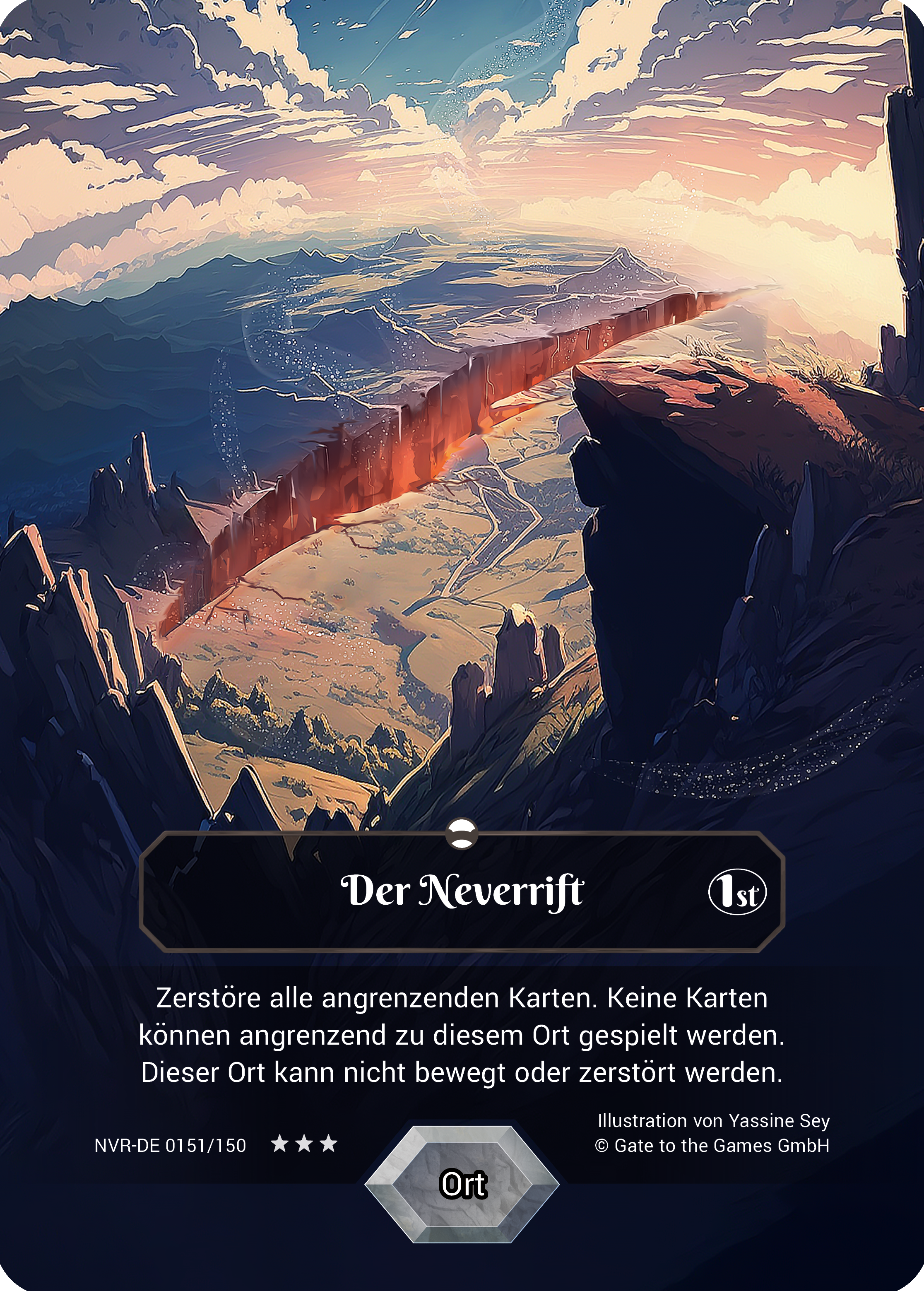 Der Neverrift 151/150 Secret Ornament Foil - Alpha 1. Edition DE