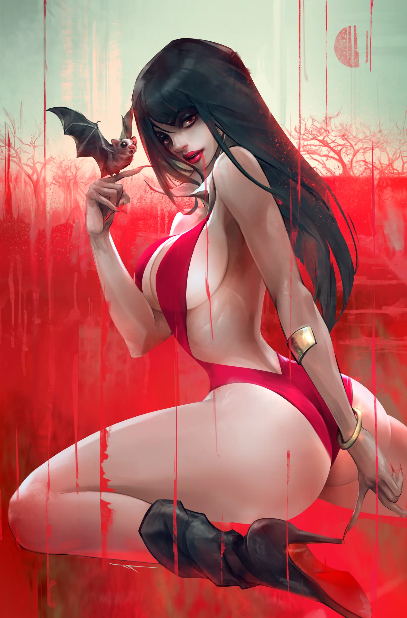 VAMPIRELLA #5 IVAN TAO 616 COMICS Virgin Bloody Variant A LTD 500