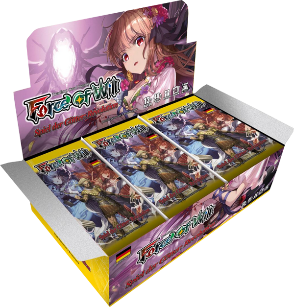 Force of Will D3 - Spiel der Götter: Revolution Booster Display deutsch