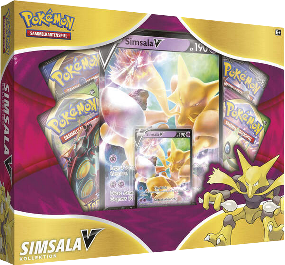 Pokemon Simsala V- Box deutsch