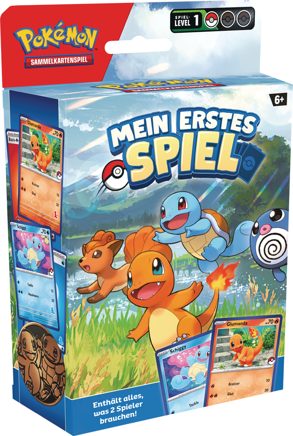 Pokemon Mein Erstes Spiel Glumanda/Shiggy Deck deutsch