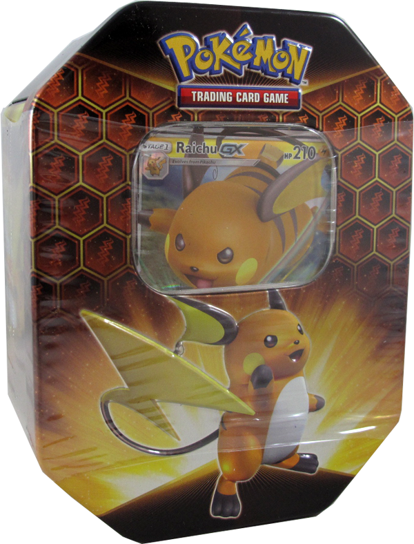Pokemon Hidden Fates Raichu GX Tin Box englisch Neuauflage