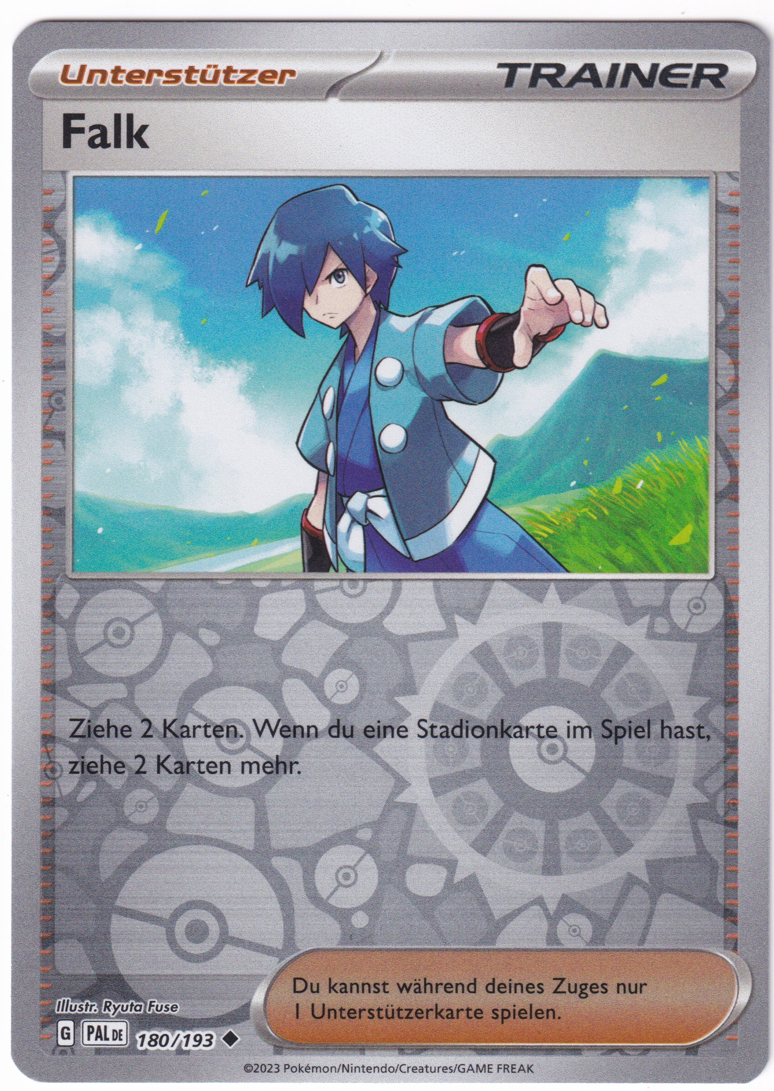 Falk 180/193 Uncommon Reverse Holo - Entwicklungen in Paldea Deutsch