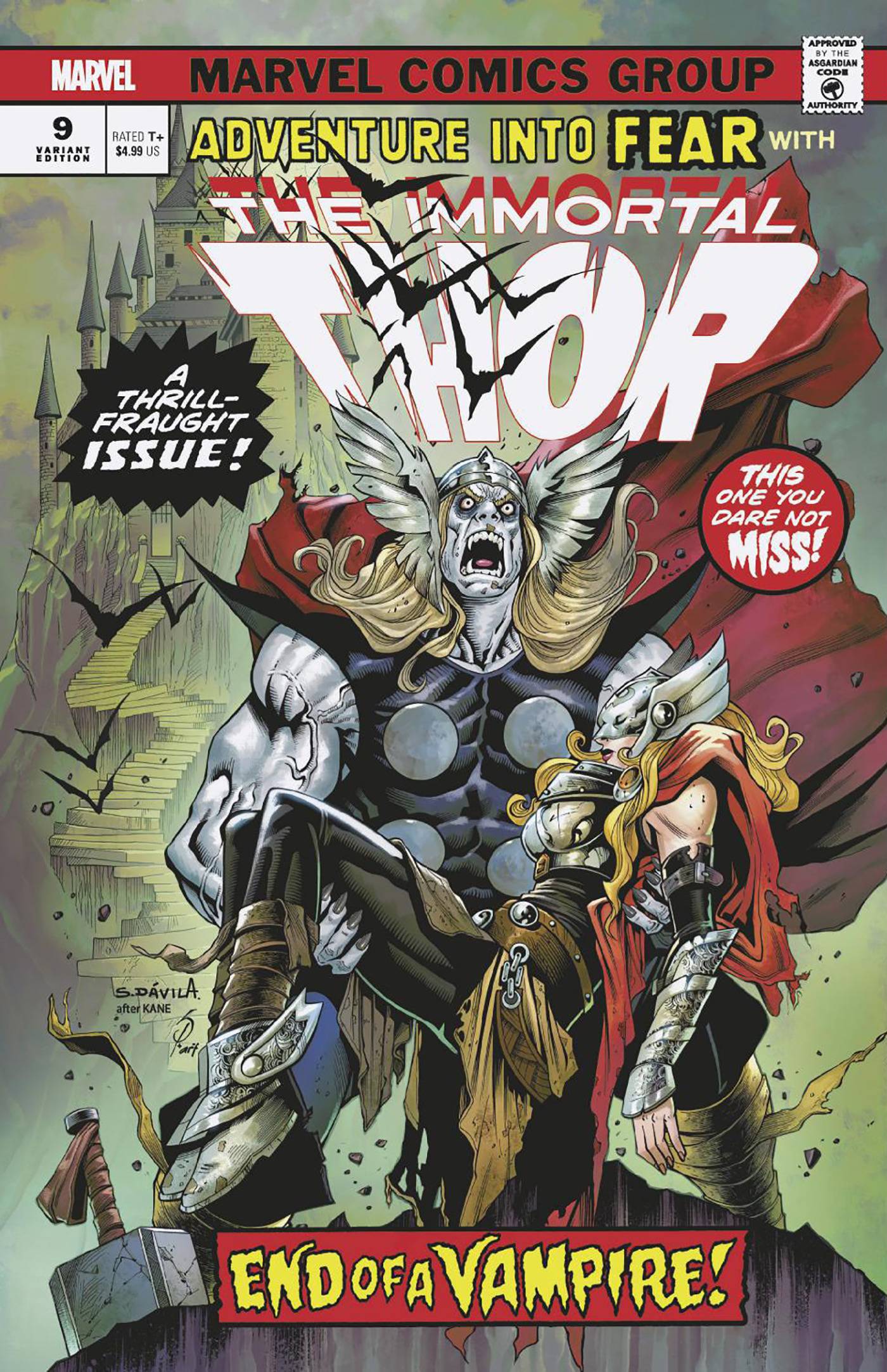 IMMORTAL THOR #9 DAVILA VAMPIRE VAR