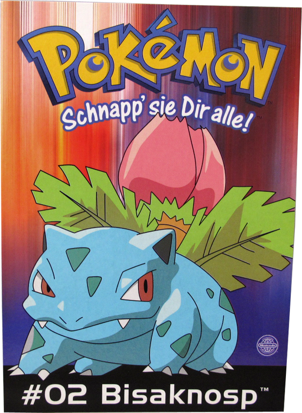 Pokemon Erste Generation Postkarte #2 Bisaknosp