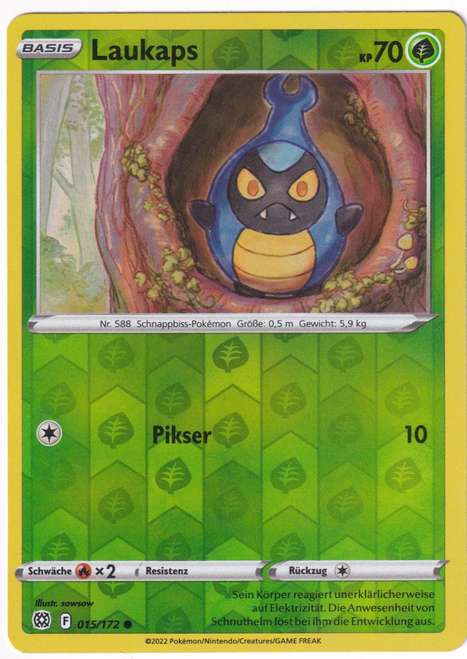 Laukaps 015/172 Common Reverse Holo - Strahlende Sterne Deutsch