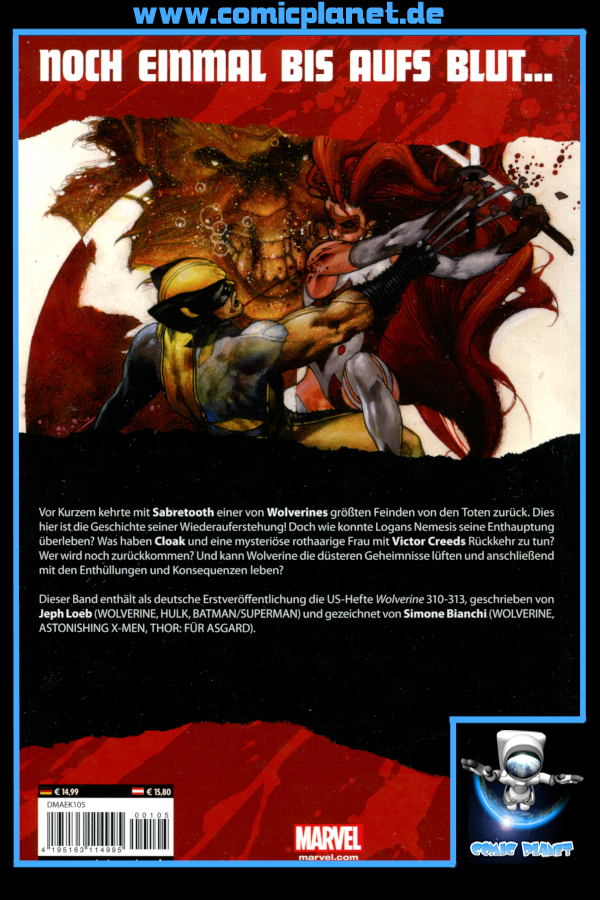 Marvel Exklusiv 105 - Wolverine: Die Rückkehr von Sabretooth - PB
