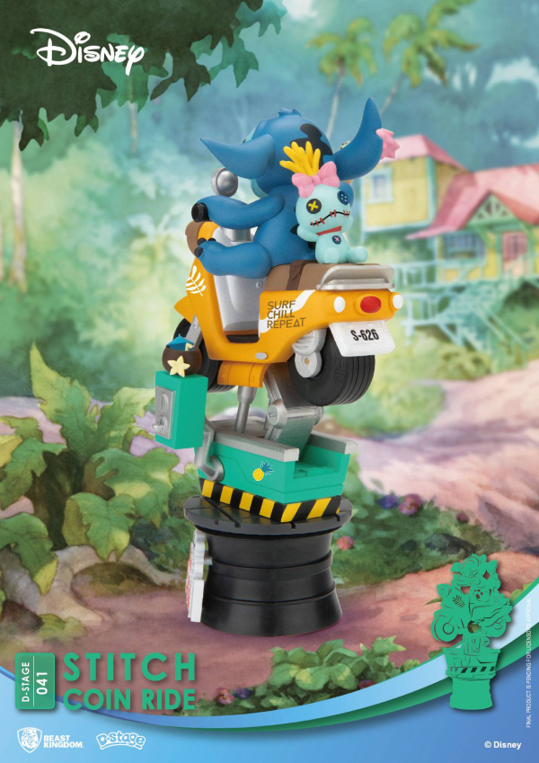 Figur - Disney Lilo & Stitch - D-Stage 041 Diorama - Stitch Coin Ride