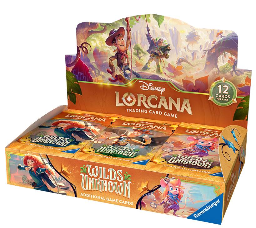 Disney Lorcana Wilds Unknown Booster Display englisch