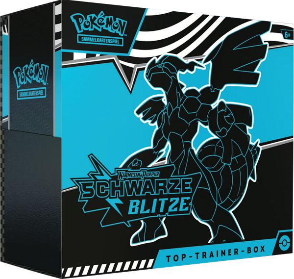 Pokemon Karmesin & Purpur Schwarze Blitze Zekrom (schwarz) Top-Trainer-Box deutsch