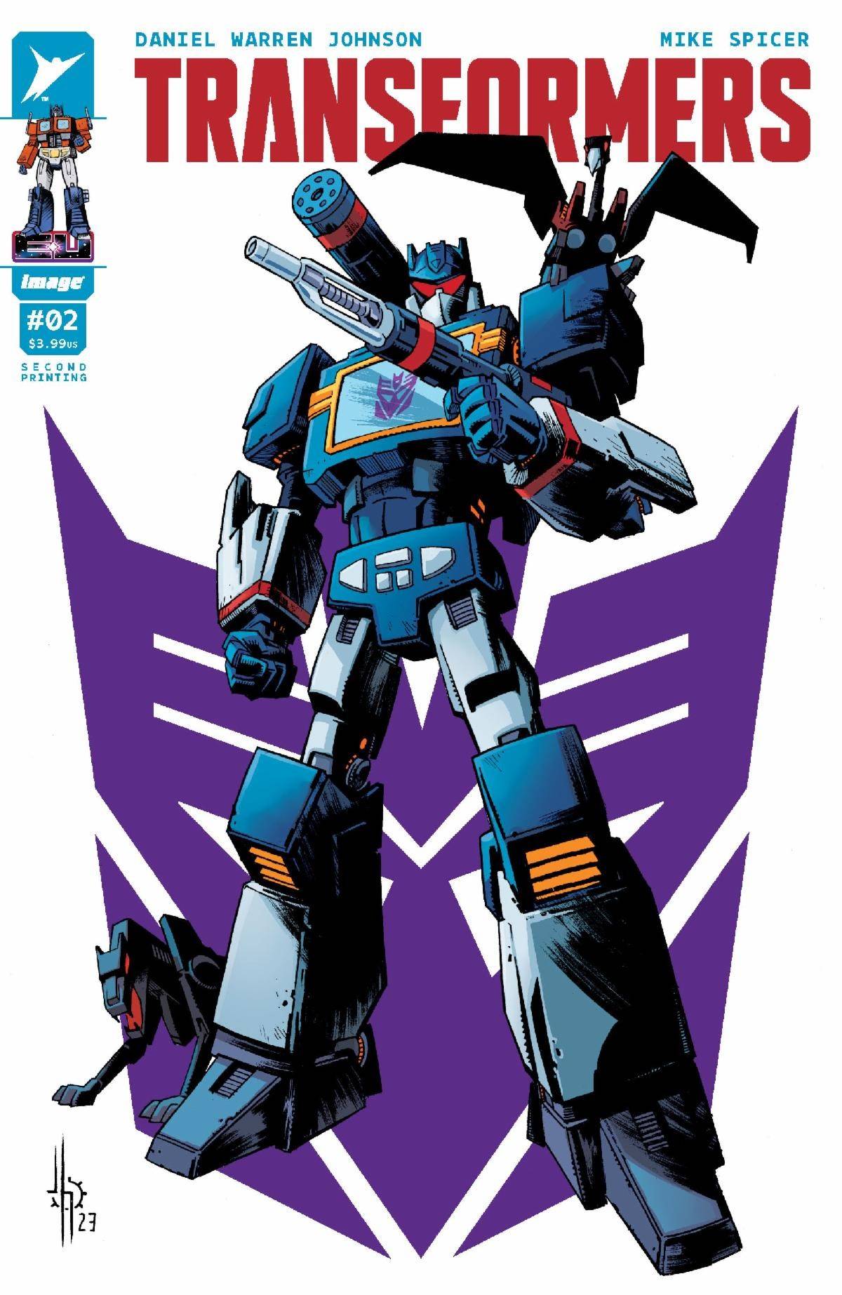 TRANSFORMERS #2 2ND PTG CVR B SOUNDWAVE