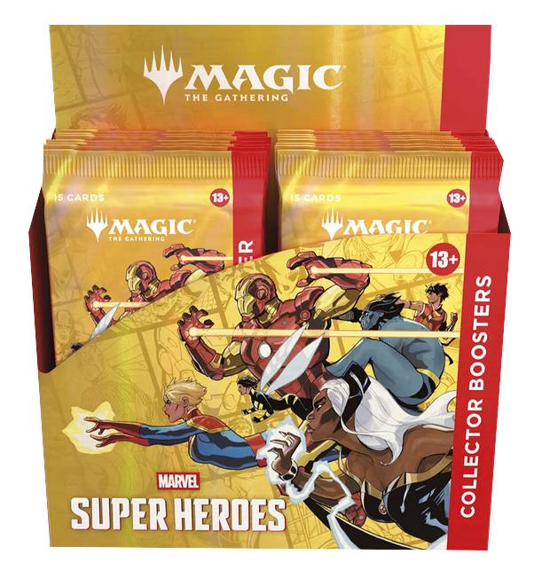 Magic Marvel Super Heroes Collector Booster Display englisch
