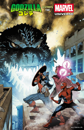 GODZILLA DESTROYS THE MARVEL UNIVERSE #1 (OF 5) - FOIL - LEINIL YU VAR