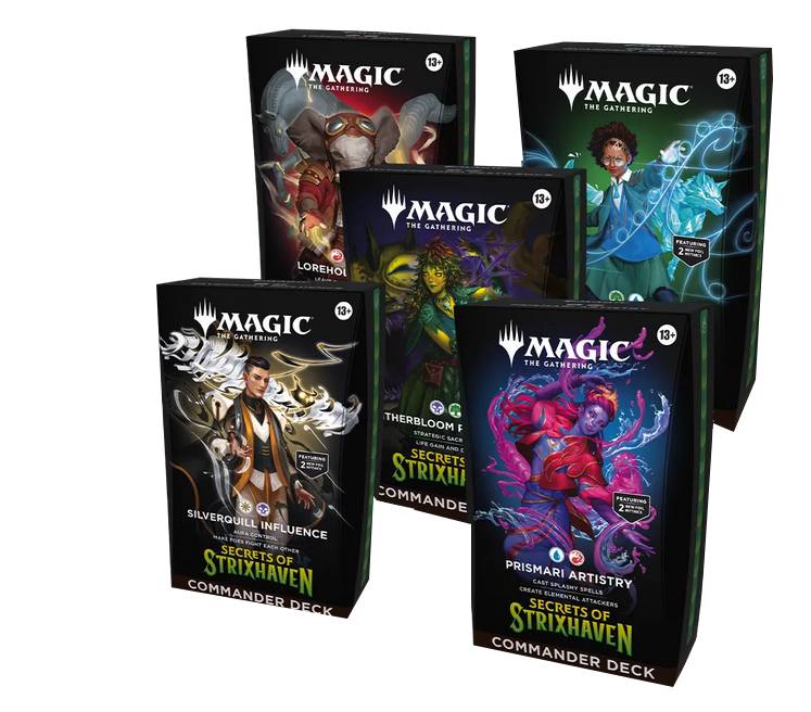 Magic Secrets of Strixhaven Commander Deck SET englisch