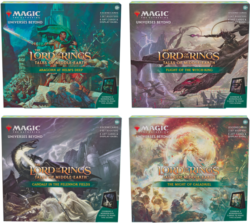 Magic Lord of the Rings: Tales of Middle-Earth Scene Box 4er Set englisch