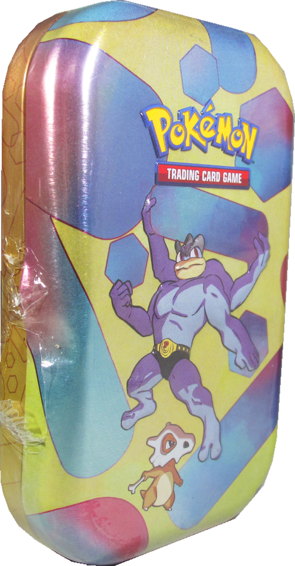 Pokemon Karmesin & Purpur 151 Mini-Tin B-Ware deutsch - Machomei & Tragosso
