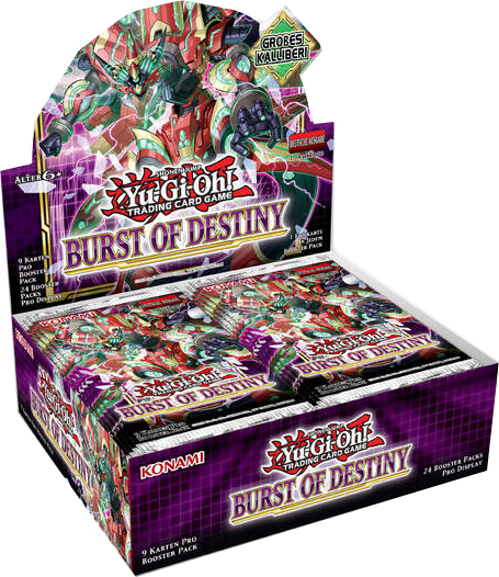 Yu-Gi-Oh! Burst of Destiny Booster Display deutsch