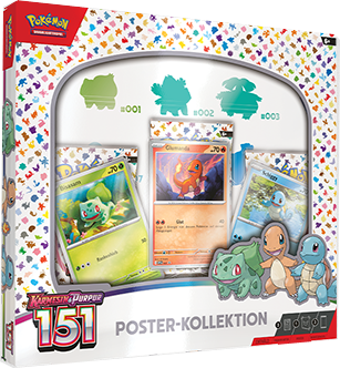 Pokemon Karmesin & Purpur 151 Poster Box deutsch