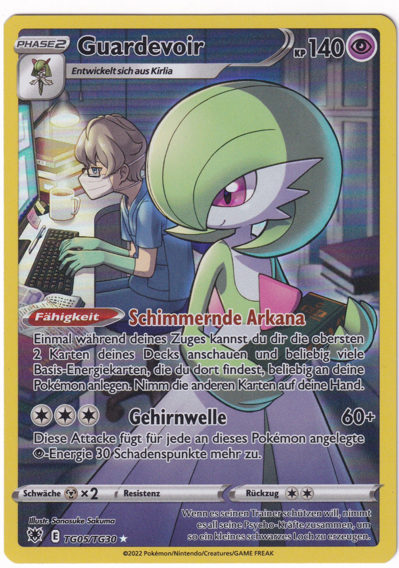 Guardevoir TG05/TG030 Trainer Rare - Astralglanz Deutsch