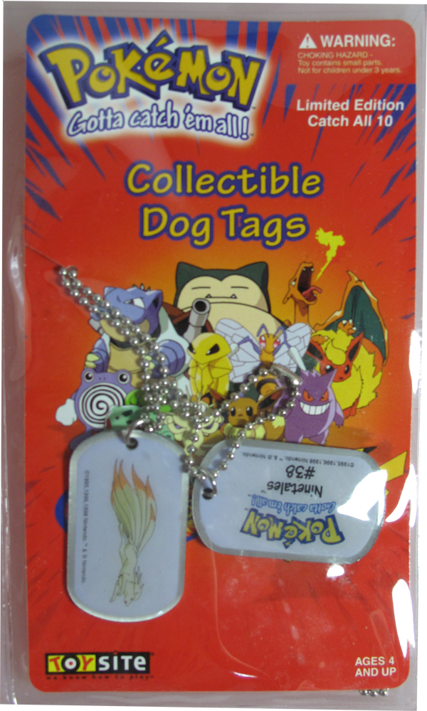 Pokemon Dog Tag Ninetales #38