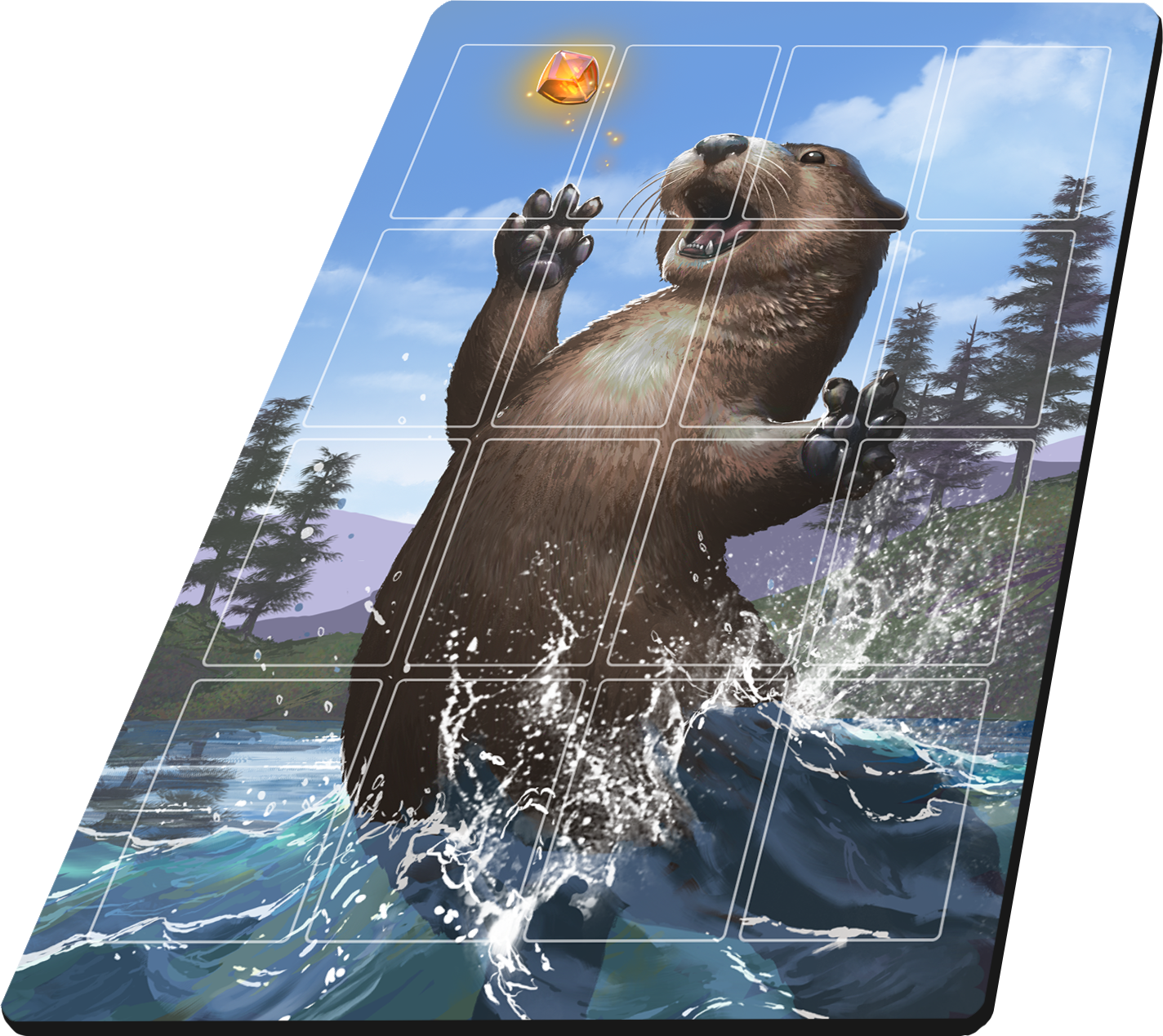 Neverrift Trading Card Game - Playmat Otter