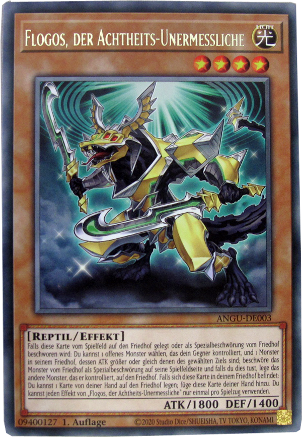 ANGU-DE003 Flogos, der Achtheits-Unermessliche Rare deutsch