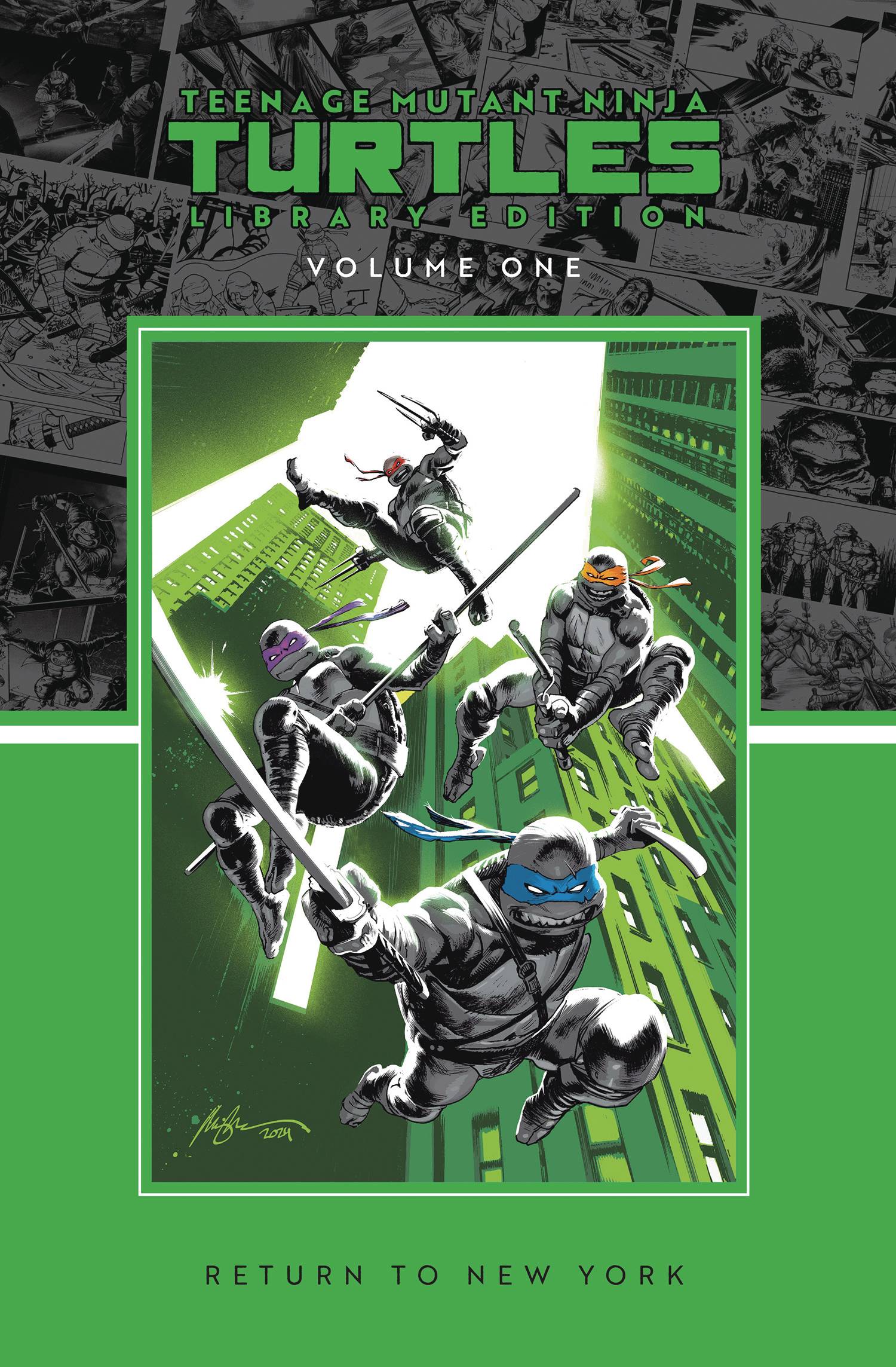 TEENAGE MUTANT NINJA TURTLES HC VOL 01 RETURN LIBRARY EDITION