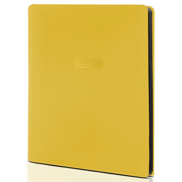 Evoretro 9-Pocket Zipper Binder - Yellow