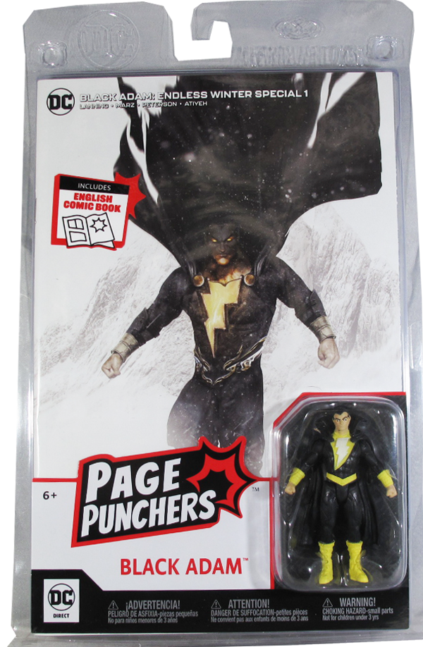 Action Figur - DC - Page Punchers - Black Adam - 8 cm