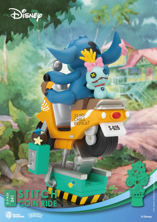 Figur - Disney Lilo & Stitch - D-Stage 041 Diorama - Stitch Coin Ride