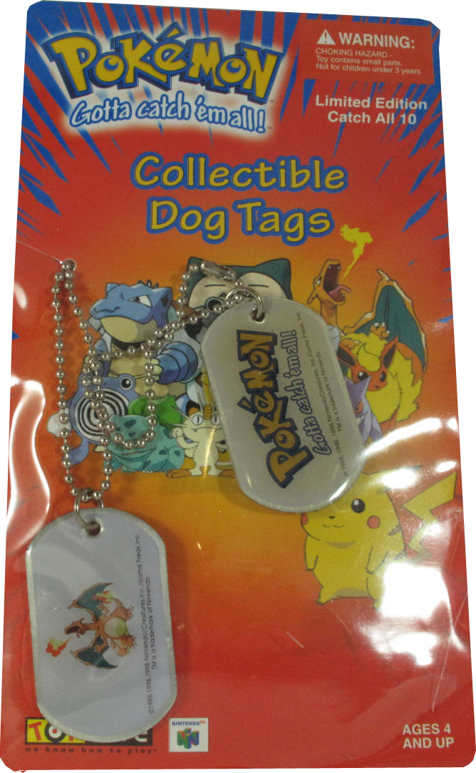 Pokemon Dog Tag Glurak