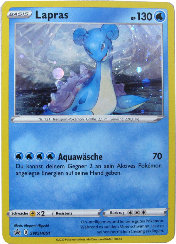 Pokemon SWSH051 Lapras Promo deutsch