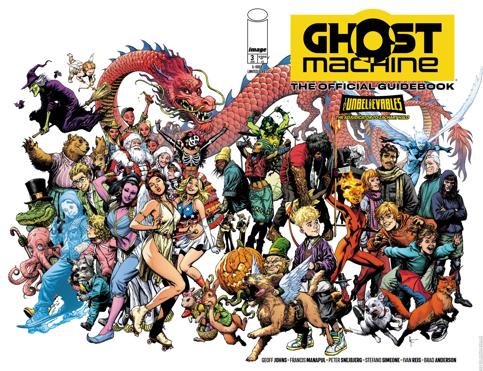 GHOST MACHINE THE OFFICIAL GUIDEBOOK #3 (OF 5) CVR A GARY FRANK WRAPAROUND