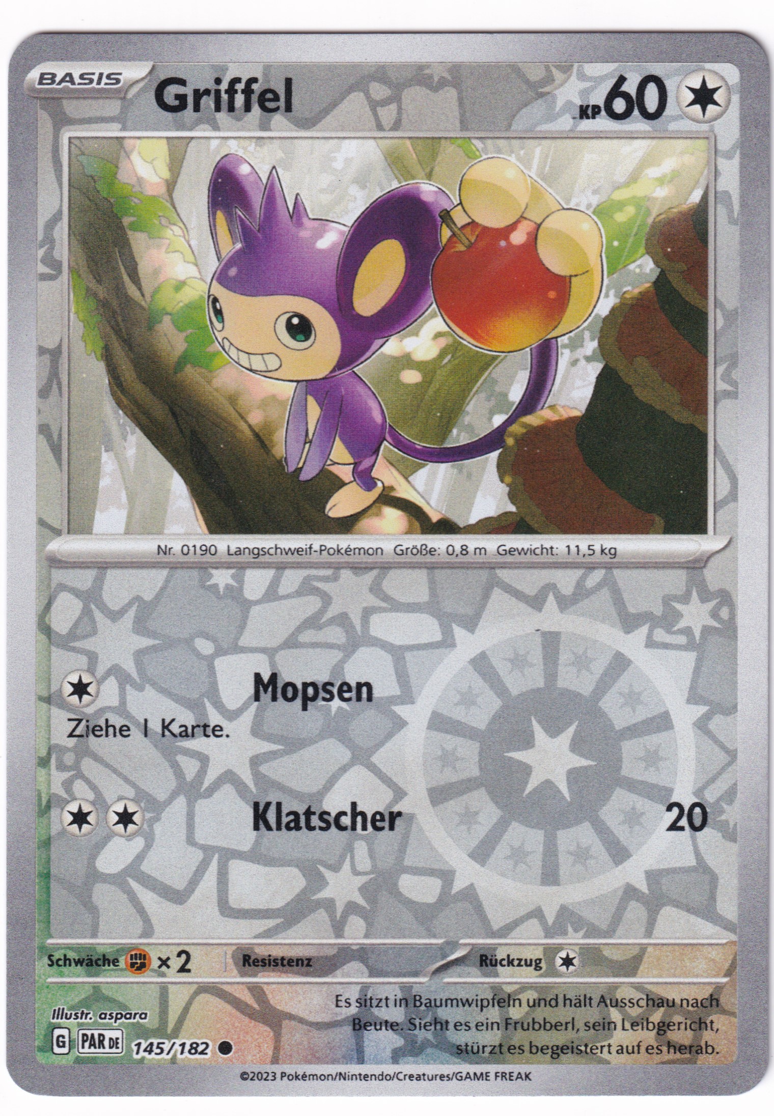 Griffel 145/182 Common Reverse Holo - Karmesin & Purpur - Paradoxrift Deutsch