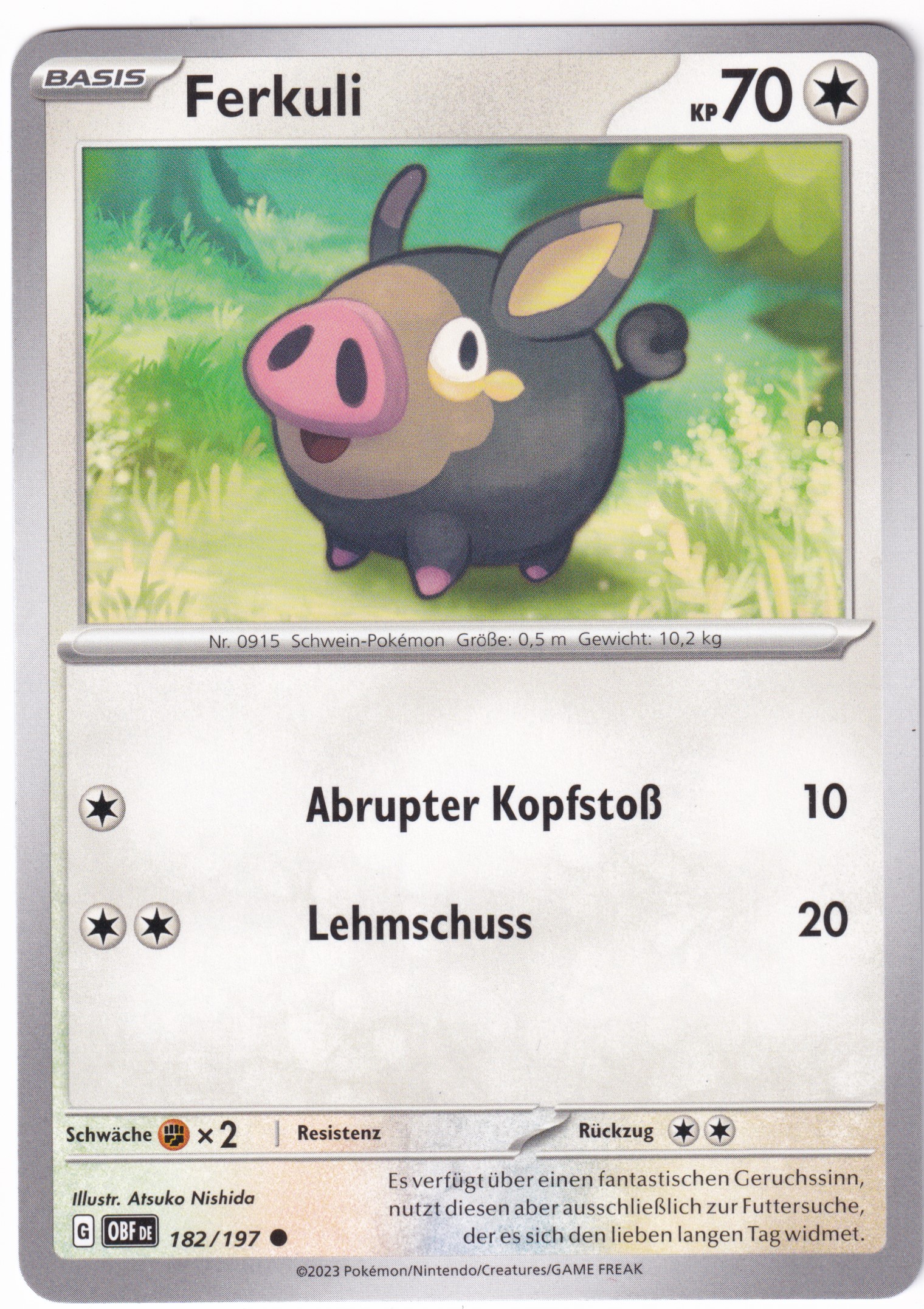 Ferkuli 182/197 Common - Obsidian Flammen Deutsch