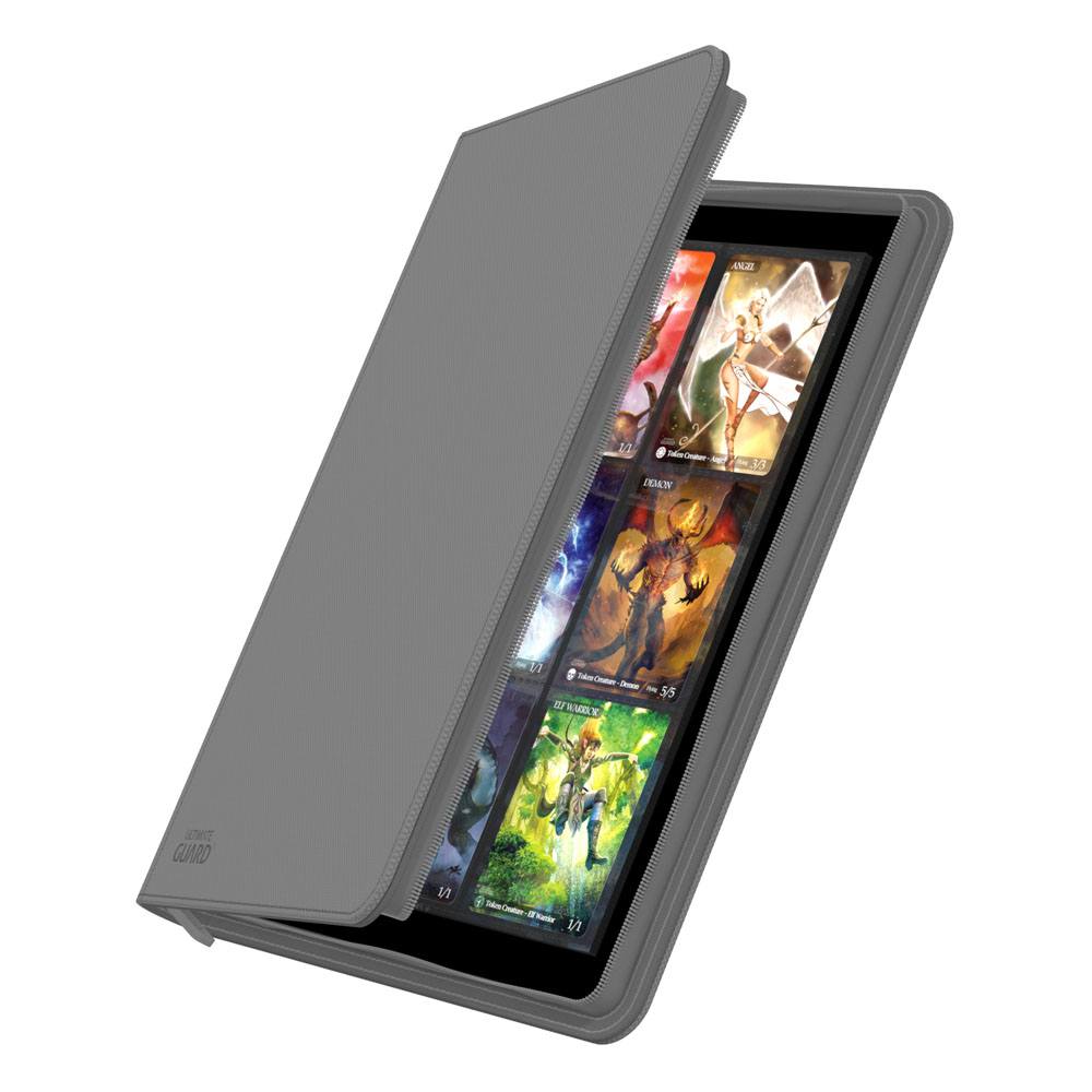 Ultimate Guard - 18er Pocket Zipfolio Xenoskin - Grey