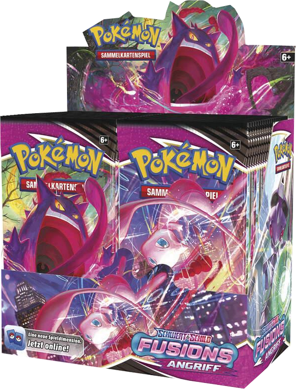 Pokemon Schwert & Schild Fusionsangriff Booster Display deutsch