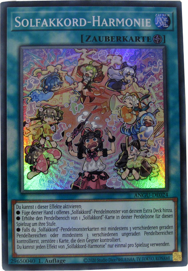 ANGU-DE024 Solfakkord-Harmonie Super Rare deutsch