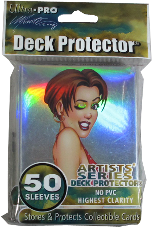 Ultra Pro - Standard - Artists' Series Deck Protector - 50 Hüllen -  Monte Moore - Wink (Wench girl)