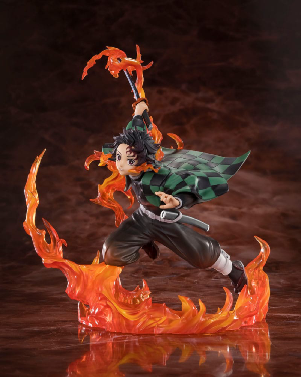 Figur - Demon Slayer - FigurartsZERO Figure - Tanjiro Kamado (Kyojuro Rengoku's Sword Guard Ver.)