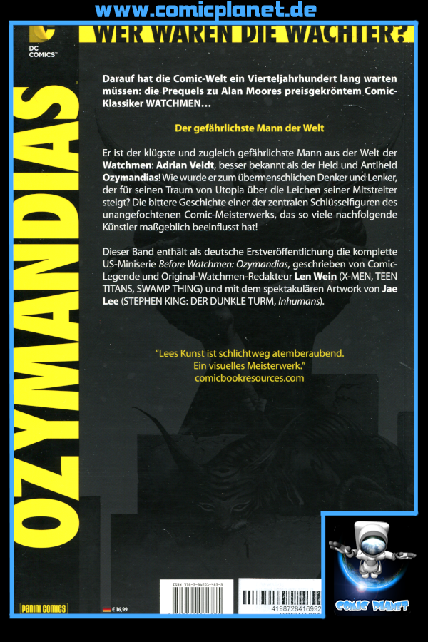 Before Watchmen: Ozymandias