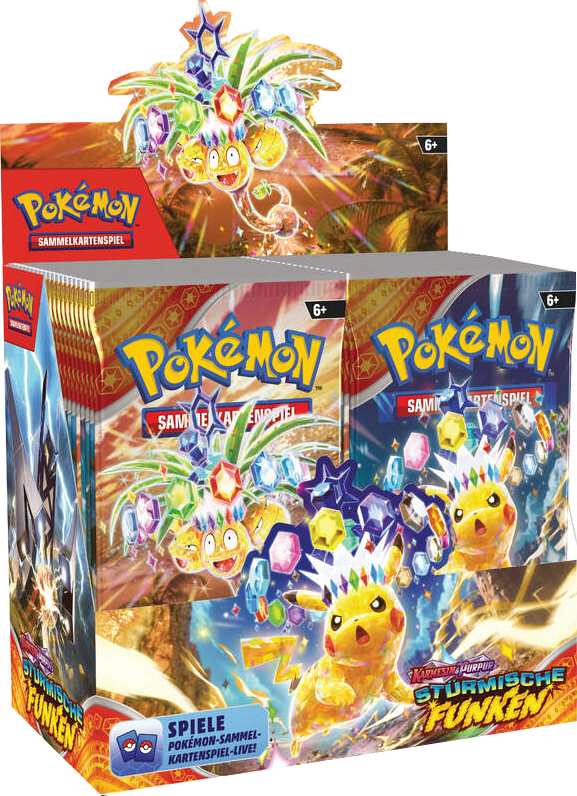 Pokemon Karmesin & Purpur Stürmische Funken Booster Display deutsch