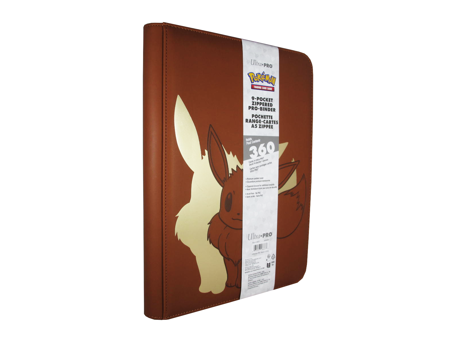 Ultra Pro Pokemon 9-Pocket Zippered Pro-Binder - Evoli