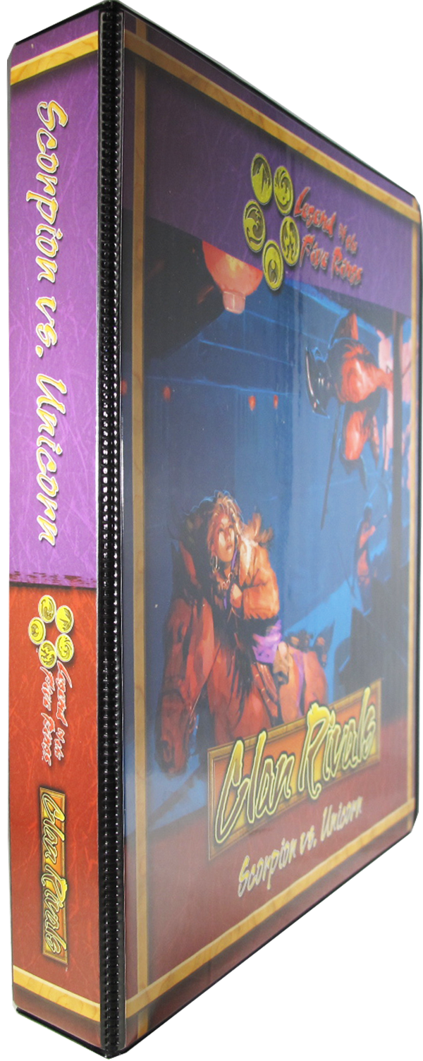 Legend of the Five Rings - Clan Rivals Ordner  - Scorpion vs. Unicorn