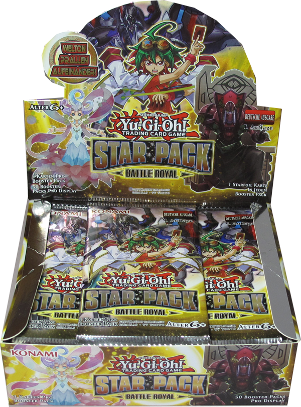Yu-Gi-Oh! Star Pack Battle Royal Booster Display