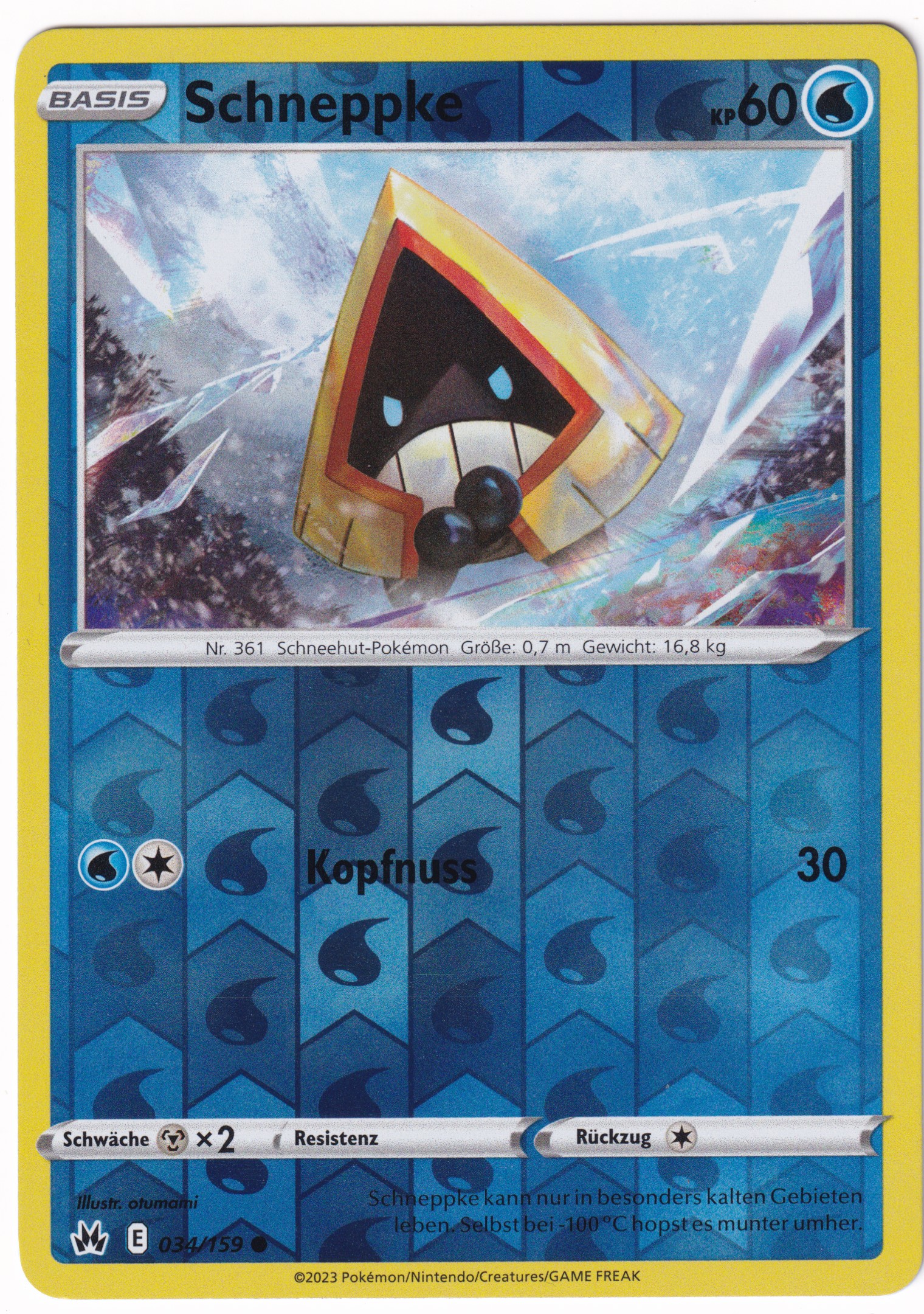 Schneppke 034/159 Common Reverse Holo - Zenit der Könige Deutsch