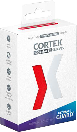 Ultimate Guard - Standard Size - Cortex - Matte - Rot (100)
