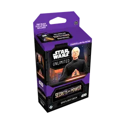 Star Wars: Unlimited - Secrets of Power Spotlight Deck Chancellor Palpatine englisch